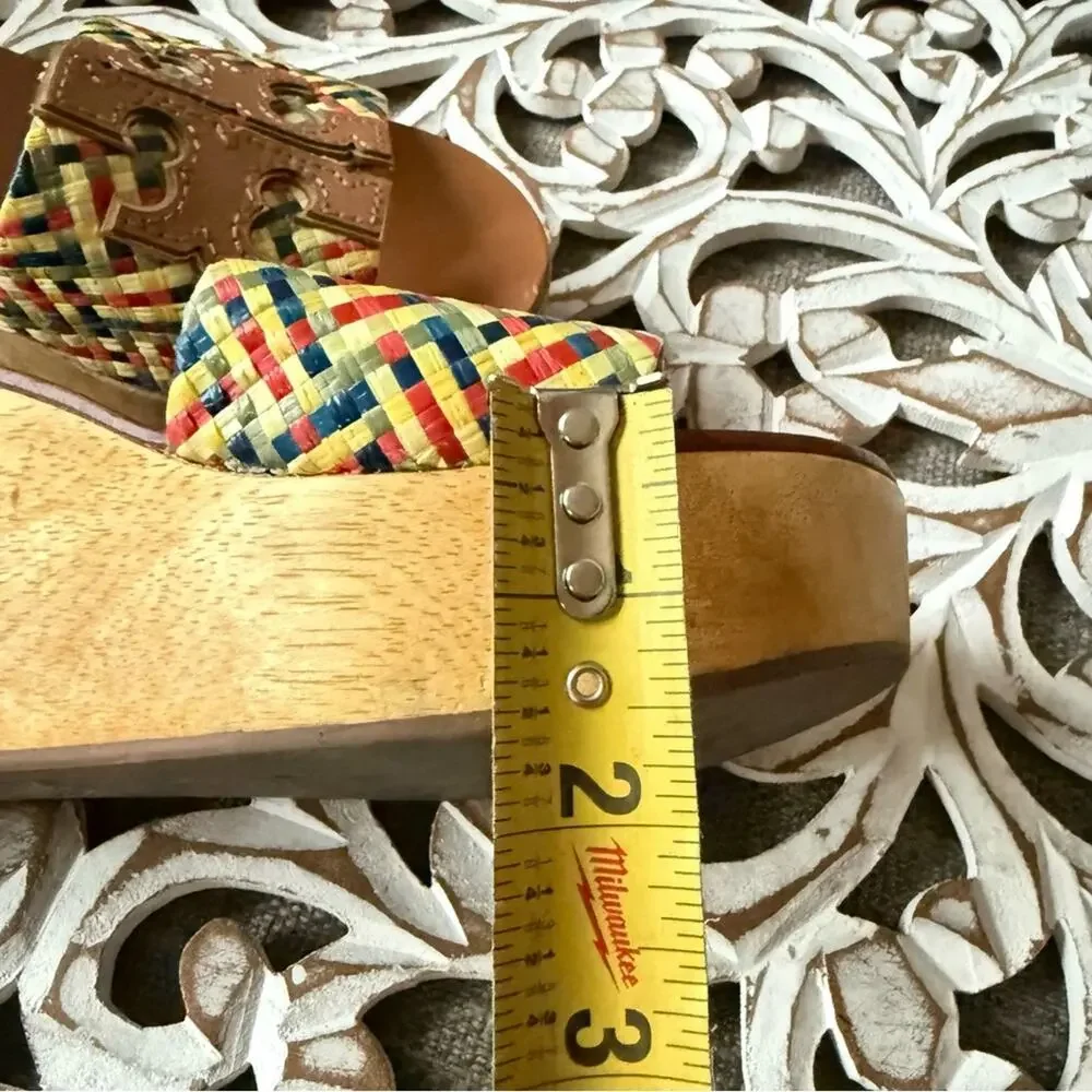 Tory Burch Wedge Platform Sandals Shoes Women’s 6